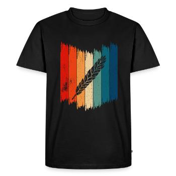 Bière Brassage Amateur Bière Be - T-shirt Premium bio Homme - noir - Devant - Nico (187cm)