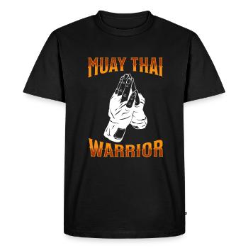 Muay Thaï Boxe Muay Thaï - T-shirt Premium bio Homme - noir - Devant - Nico (187cm)