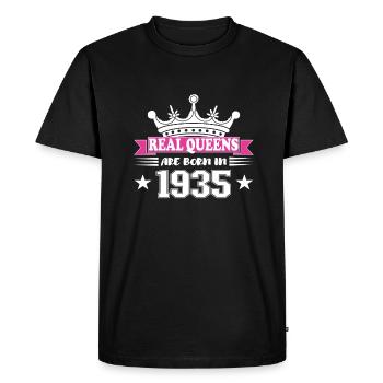 89 ans anniversaire 1935 cadeau d’anniversaire - T-shirt Premium bio Homme - noir - Devant - Nico (187cm)