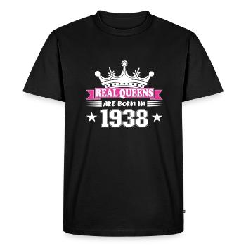 86 ans anniversaire 1938 cadeau d’anniversaire - T-shirt Premium bio Homme - noir - Devant - Nico (187cm)