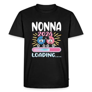 Nonna 2024 Loading Granny 2024 - Men's Premium Organic T-Shirt - black - Front - Nico (187cm)