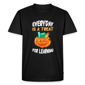 Funny Teacher Halloween Gifts - Men's Premium Organic T-Shirt - black - Front - Nico (187cm)