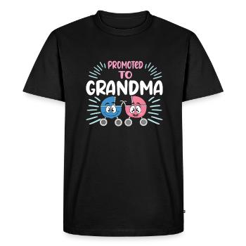 Granny 2024 Granny-to-be 2024 Loading - Men's Premium Organic T-Shirt - black - Front - Nico (187cm)