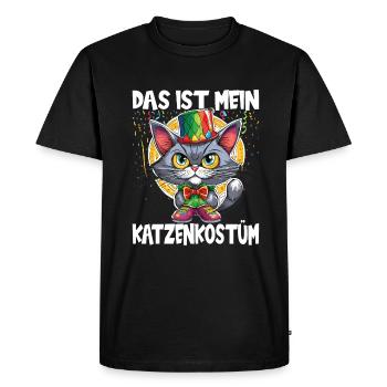 Karneval Kostüm Fasching Fastnacht - Männer Premium Bio T-Shirt - Schwarz - Vorne - Nico (187cm)