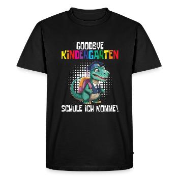 School child 2024 School enrolment 2024 Back to school - Men's Premium Organic T-Shirt - black - Front - Nico (187cm)
