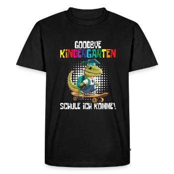 School child 2024 School enrolment 2024 Back to school - Men's Premium Organic T-Shirt - black - Front - Nico (187cm)