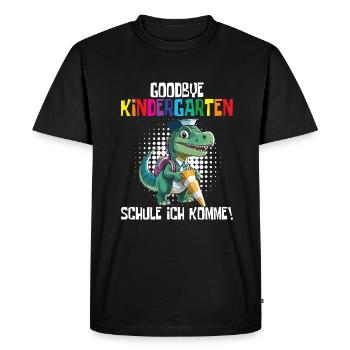 School child 2024 School enrolment 2024 Back to school - Men's Premium Organic T-Shirt - black - Front - Nico (187cm)