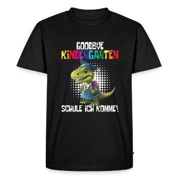 School child 2024 School enrolment 2024 Back to school - Men's Premium Organic T-Shirt - black - Front - Nico (187cm)