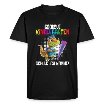 School child 2024 School enrolment 2024 Back to school - Men's Premium Organic T-Shirt - black - Front - Nico (187cm)
