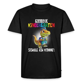 School child 2024 School enrolment 2024 Back to school - Men's Premium Organic T-Shirt - black - Front - Nico (187cm)