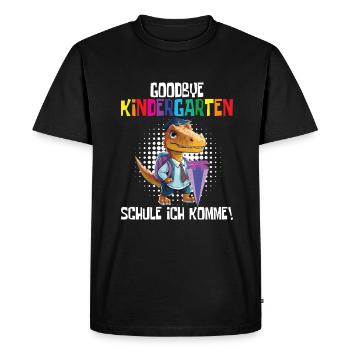 School child 2024 School enrolment 2024 Back to school - Men's Premium Organic T-Shirt - black - Front - Nico (187cm)