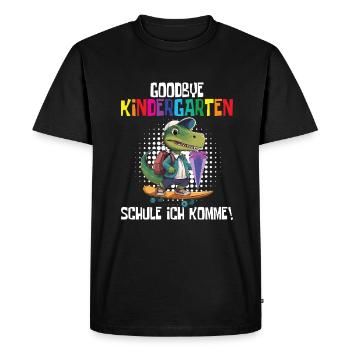 School child 2024 School enrolment 2024 Back to school - Men's Premium Organic T-Shirt - black - Front - Nico (187cm)