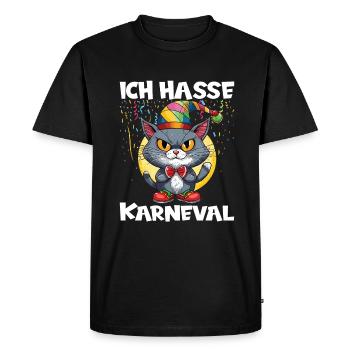 Costume de carnaval Carnaval Carnaval - T-shirt Premium bio Homme - noir - Devant - Nico (187cm)