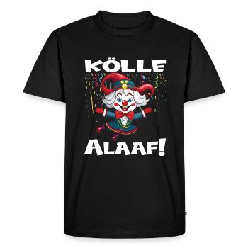 Costume de carnaval Carnaval Carnaval - T-shirt Premium bio Homme - noir - Devant - Nico (187cm)
