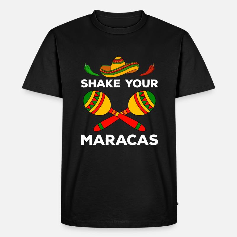 Cinco de Mayo - Männer Premium Bio T-Shirt - Schwarz