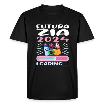 Zia 2024 Chargement de la tante 2024 - T-shirt Premium bio Homme - noir - Devant - Nico (187cm)
