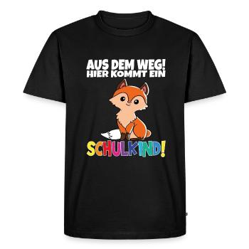 Schoolchild 2024 school enrollment start of school - Men's Premium Organic T-Shirt - black - Front - Nico (187cm)