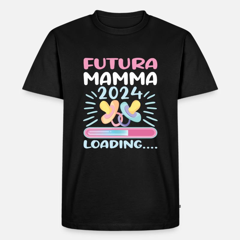 Super Mamma 2024 Loading - Männer Premium Bio T-Shirt - Schwarz