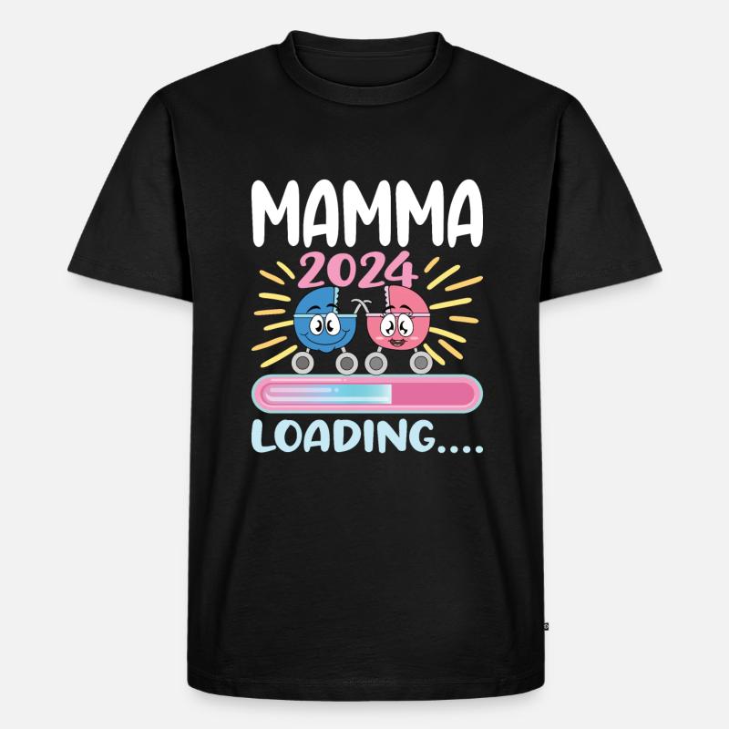 Super Mamma 2024 Loading - Männer Premium Bio T-Shirt - Schwarz