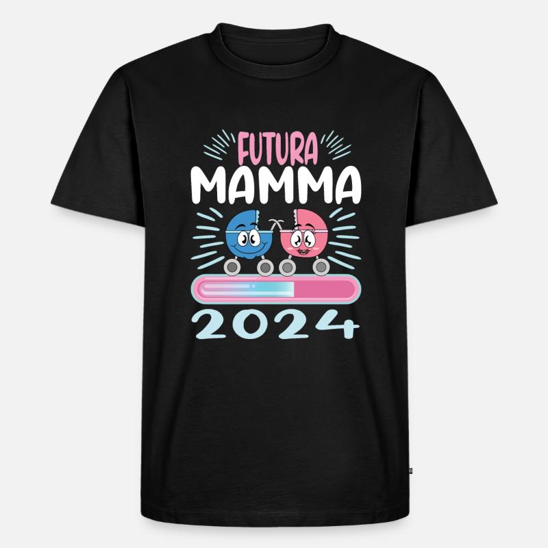 Super Mamma 2024 Loading - Männer Premium Bio T-Shirt - Schwarz