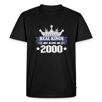 Cadeau d’anniversaire 2000 Vintage 2000 - T-shirt Premium bio Homme - noir - Devant - Nico (187cm)