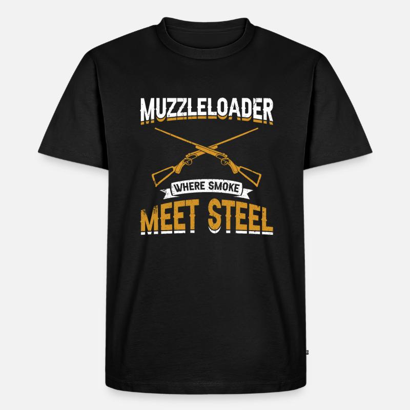 Vorderlader Muzzleloader Muzzle Loading - Men's Premium Organic T-Shirt - black