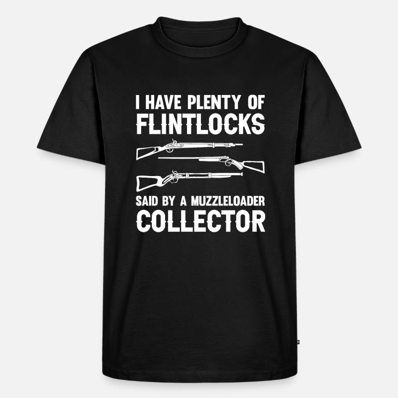 Vorderlader Muzzleloader Muzzle Loading - Männer Premium Bio T-Shirt - Schwarz