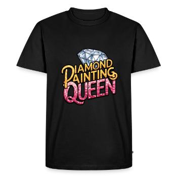 Peinture au diamant Diamond Painter - T-shirt Premium bio Homme - noir - Devant - Nico (187cm)