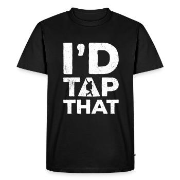 Tap Dance Tap Dancing Tap Dancer - Men's Premium Organic T-Shirt - black - Front - Nico (187cm)