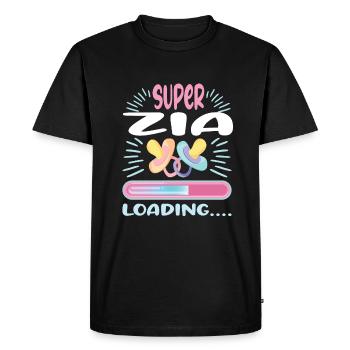 Zia 2024 Chargement Tante 2024 - T-shirt Premium bio Homme - noir - Devant - Nico (187cm)