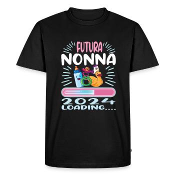 Nonna 2024 Loading Grandma 2024 - Men's Premium Organic T-Shirt - black - Front - Nico (187cm)