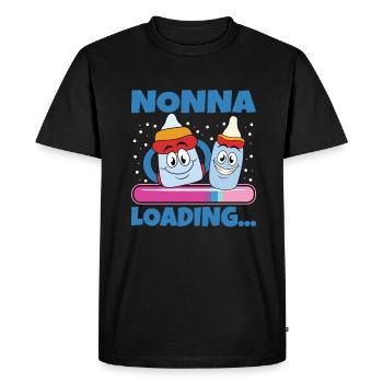 Nonna 2024 Loading Grandma 2024 - Men's Premium Organic T-Shirt - black - Front - Nico (187cm)