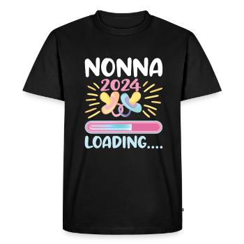 Nonna 2024 Loading Grandma 2024 - Men's Premium Organic T-Shirt - black - Front - Nico (187cm)