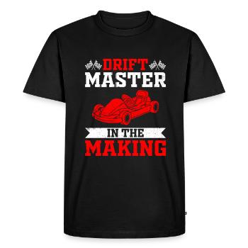 Go Kart Kart Driver Go Kart Racing - T-shirt Premium bio Homme - noir - Devant - Nico (187cm)