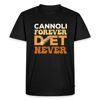 Cannoli Cannolo - T-shirt Premium bio Homme - noir - Devant - Nico (187cm)