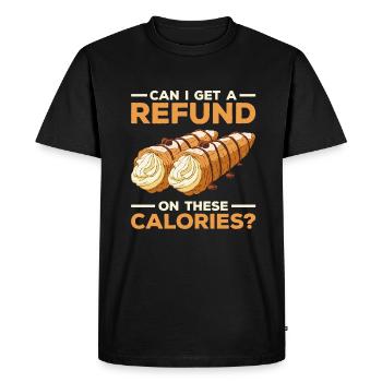 Cannoli Cannolo - T-shirt Premium bio Homme - noir - Devant - Nico (187cm)