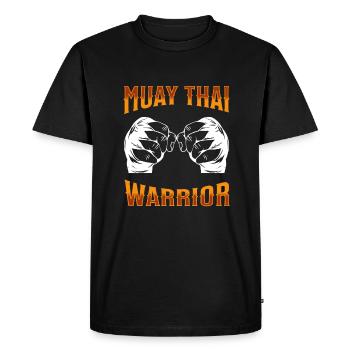 Muay Thai Boxe Muay Thai - T-shirt Premium bio Homme - noir - Devant - Nico (187cm)