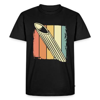 Nouilles - T-shirt Premium bio Homme - noir - Devant - Nico (187cm)