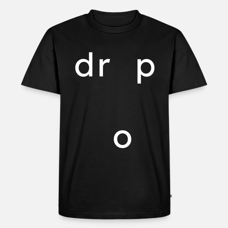 Drop Geschenk - Männer Premium Bio T-Shirt - Schwarz