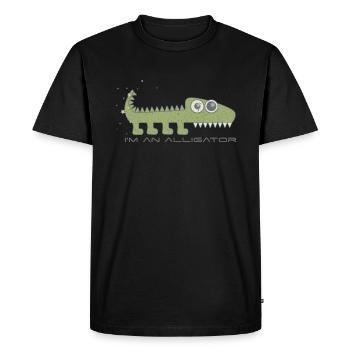 I'm an alligator - Men's Premium Organic T-Shirt - black - Front - Nico (187cm)