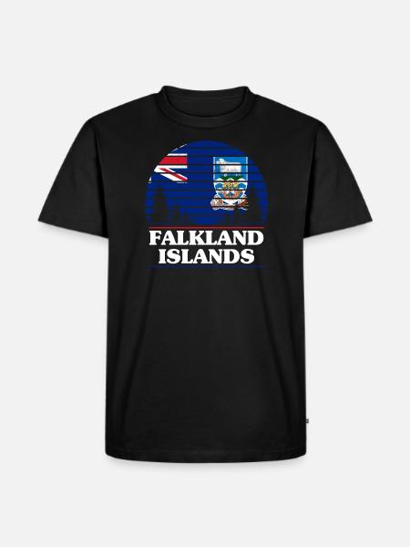 Falkland Islands - Men's Premium Organic T-Shirt - black