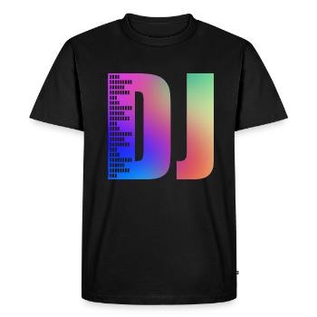 Discjockey Musique DJ Club Deejay - T-shirt Premium bio Homme - noir - Devant - Nico (187cm)