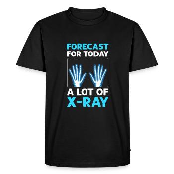 Prediction For Today. A lot of X-rays. - Men's Premium Organic T-Shirt - black - Front - Nico (187cm)