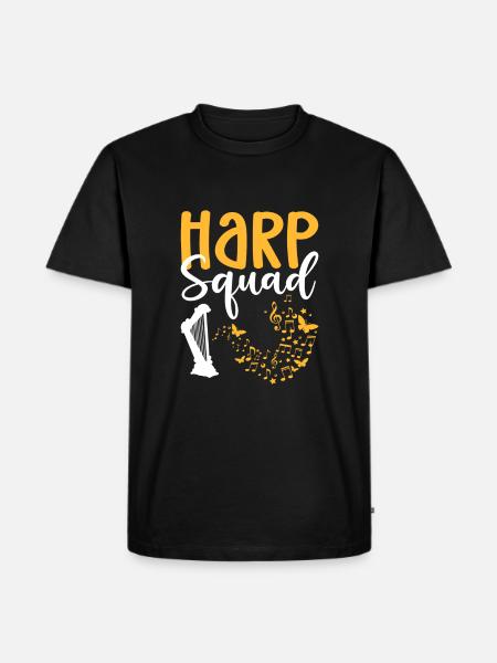 Harp group. Harpist. Harpist - Men's Premium Organic T-Shirt - black