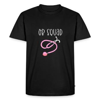 Que ce soit l’escouade. Infirmière en obstétrique et - T-shirt Premium bio Homme - noir - Devant - Nico (187cm)