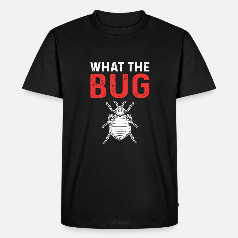 Was Zum Teufel?! Kammerjäger. Schädlingsbekämpfung - Männer Premium Bio T-Shirt - Schwarz