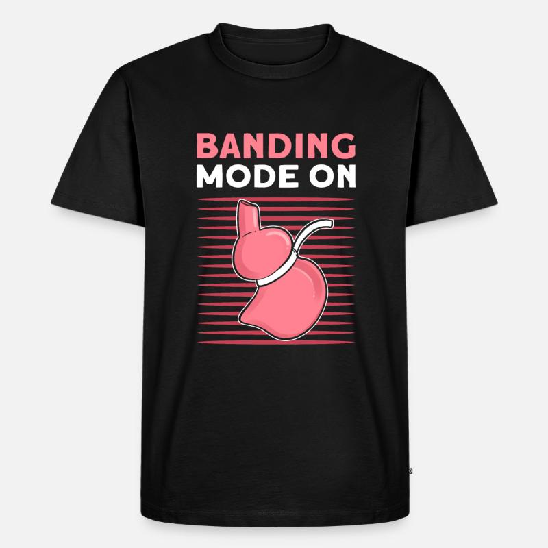 Bandmodus Ein. Magenchirurg Bypass-Operation - Männer Premium Bio T-Shirt - Schwarz