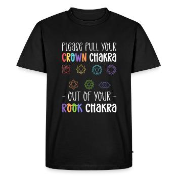 Guérisseur spirituel Praticien de Reiki Travailleur de Lumière - T-shirt Premium bio Homme - noir - Devant - Nico (187cm)
