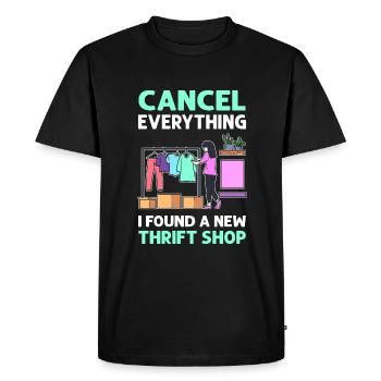 Toutes les annulations. J’ai trouvé une nouvelle occasion - T-shirt Premium bio Homme - noir - Devant - Nico (187cm)
