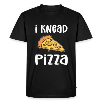 I knead pizza. Hobby Pizza Baker Pizza Baking - Men's Premium Organic T-Shirt - black - Front - Nico (187cm)